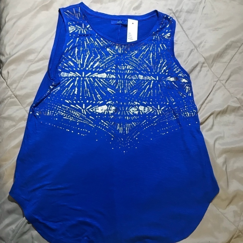 NWT- Tank Top - Blue